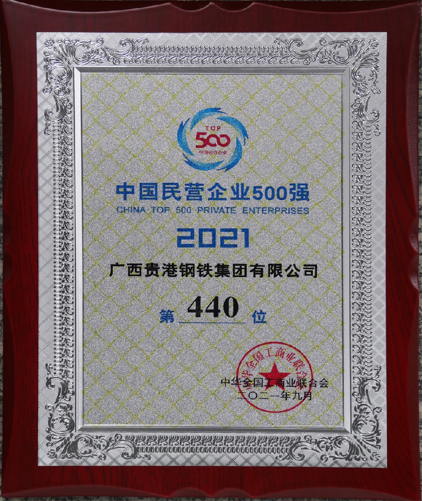 2021年中國民營企業(yè)500強第440位.JPG